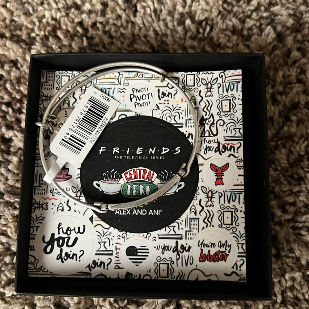 NWT Alex and Ani Friends bracelet